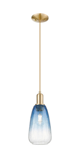 Arcadia One Light Mini Pendant in Champagne Bronze (405|7161PCBG4806SB)