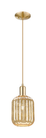 Arcadia One Light Mini Pendant in Champagne Bronze (405|7161PCBG4607ME)