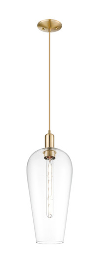 Arcadia One Light Pendant in Champagne Bronze (405|7161PCBG4568CL)