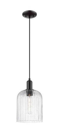 Arcadia One Light Mini Pendant in Matte Black (405|7161PBKG5598SDY)