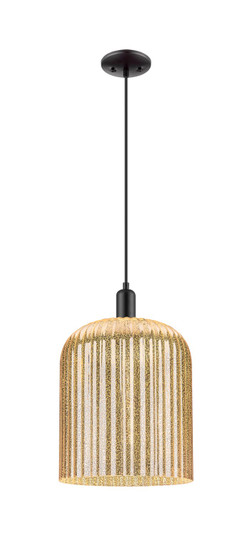Arcadia One Light Mini Pendant in Matte Black (405|7161PBKG55912ME)