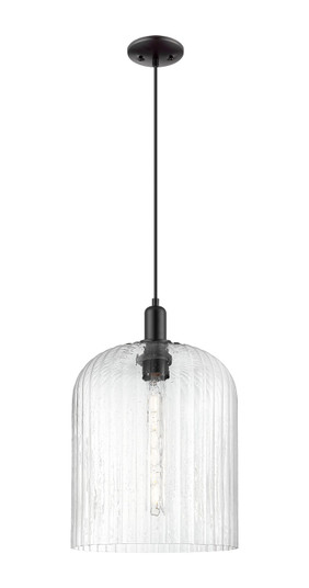 Arcadia One Light Pendant in Matte Black (405|7161PBKG55912SDY)