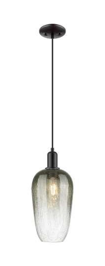 Arcadia One Light Mini Pendant in Matte Black (405|7161PBKG4847SL)