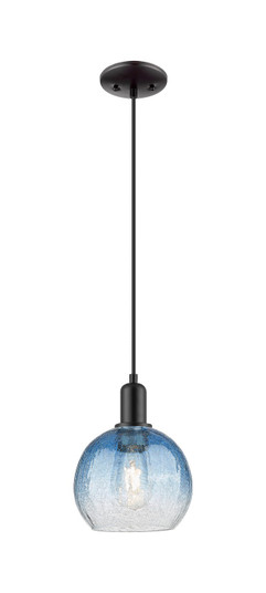 Arcadia One Light Mini Pendant in Matte Black (405|7161PBKG4838SB)
