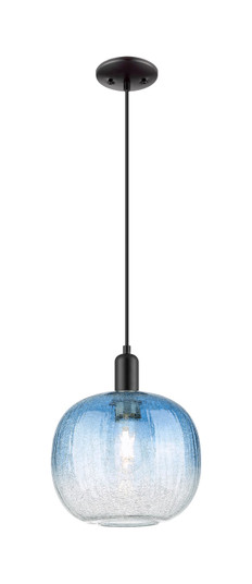 Arcadia One Light Mini Pendant in Matte Black (405|7161PBKG48110SB)