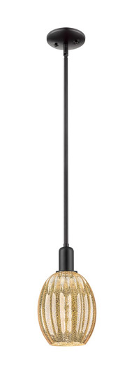 Arcadia One Light Mini Pendant in Matte Black (405|7161PBKG4596ME)
