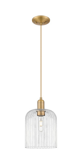 Arcadia One Light Pendant in Brushed Brass (405|7161PBBG5598CL) Arcadia One Light Pendant in Brushed Brass (405|7161PBBG5598CL)