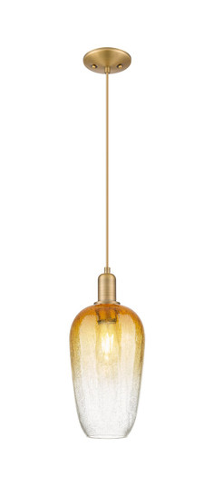 Arcadia One Light Mini Pendant in Brushed Brass (405|7161PBBG4847AM)