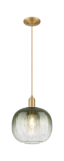Arcadia One Light Mini Pendant in Brushed Brass (405|7161PBBG48110SL)
