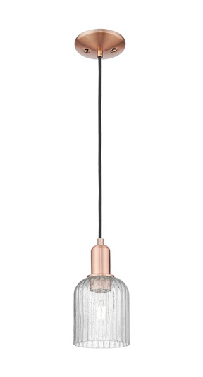 Arcadia One Light Mini Pendant in Antique Copper (405|7161PACG5595SDY)