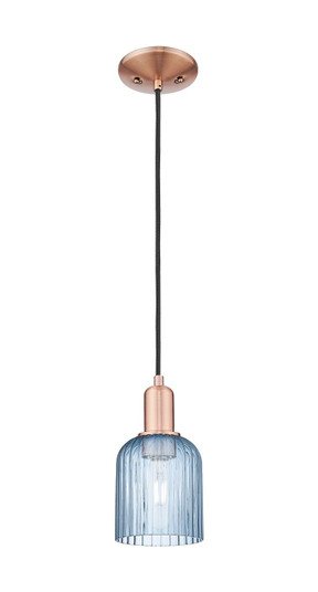 Arcadia One Light Mini Pendant in Antique Copper (405|7161PACG5595BL)