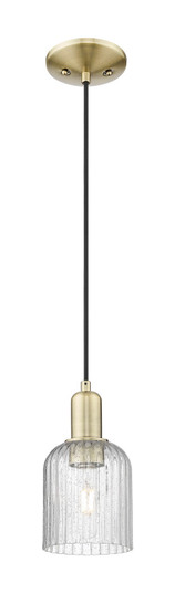 Arcadia One Light Pendant in Antique Brass (405|7161PABG5595SDY)