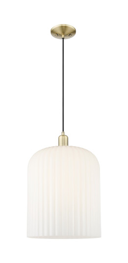 Arcadia One Light Pendant in Antique Brass (405|7161PABG55912GWH)