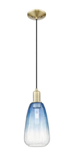 Arcadia One Light Mini Pendant in Antique Brass (405|7161PABG4806SB)