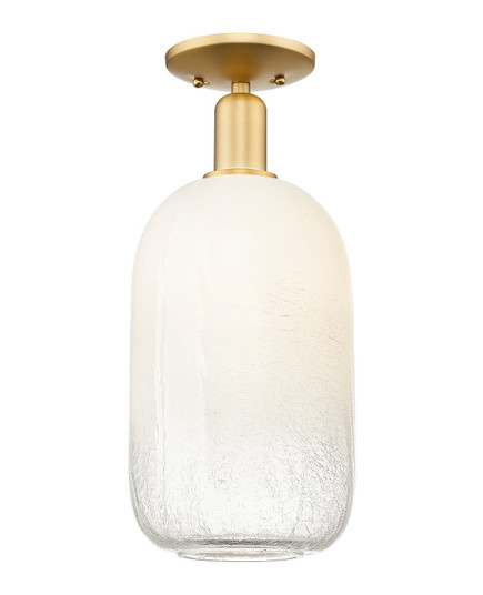 Arcadia One Light Semi-Flush Mount in Satin Gold (405|7161CSGG4827OP)