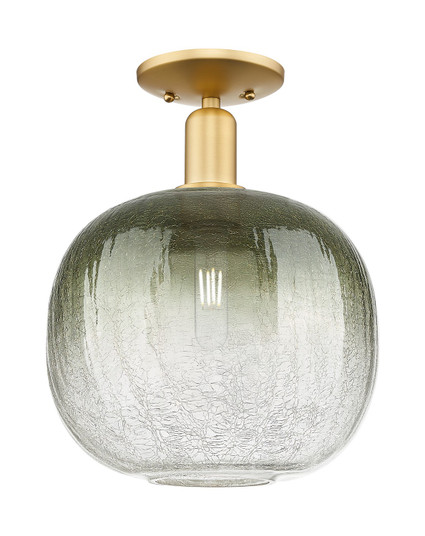 Arcadia One Light Semi-Flush Mount in Satin Gold (405|7161CSGG48110SL)
