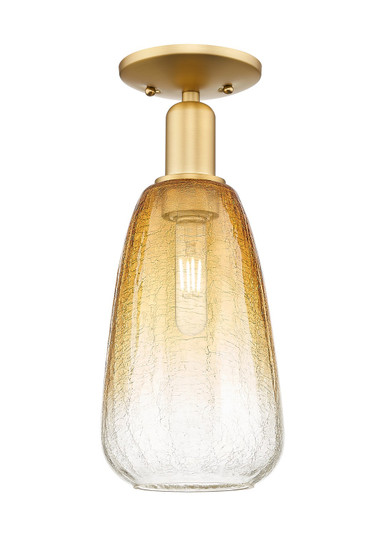 Arcadia One Light Semi-Flush Mount in Satin Gold (405|7161CSGG4806AM)