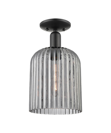 Arcadia One Light Semi-Flush Mount in Matte Black (405|7161CBKG5598SM)