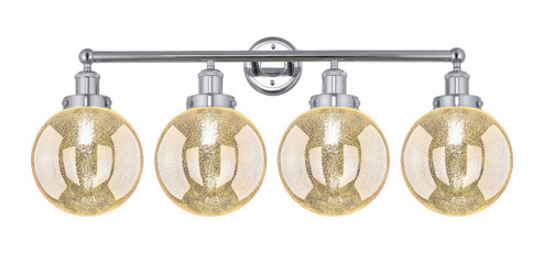 Edison Four Light Bath Vanity in Polished Chrome (405|6164WPCG2088)