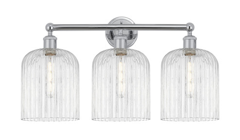 Edison Three Light Bath Vanity in Polished Chrome (405|6163WPCG5598CL)