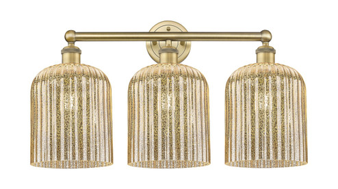 Edison Three Light Bath Vanity in Brushed Brass (405|6163WBBG5598ME)