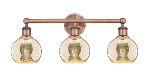 Edison Three Light Bath Vanity in Antique Copper (405|6163WACG1286)