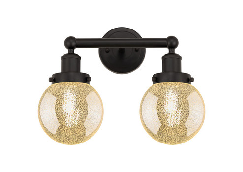 Edison Two Light Bath Vanity in Oil Rubbed Bronze (405|6162WOBG2086)