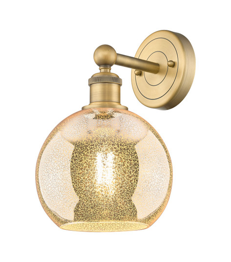 Edison One Light Wall Sconce in Brushed Brass (405|6161WBBG1288)