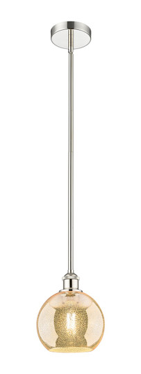 Edison One Light Mini Pendant in Polished Nickel (405|6161SPNG1288)