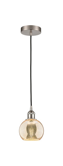 Edison One Light Mini Pendant in Brushed Satin Nickel (405|6161PSNG1286)
