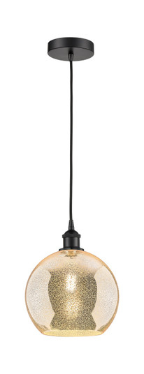 Edison One Light Mini Pendant in Matte Black (405|6161PBKG12810)