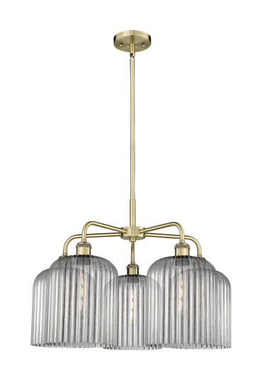 Ballston Five Light Chandelier in Antique Brass (405|5165CRABG5598SM)