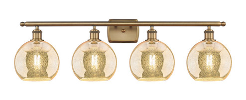 Ballston Four Light Bath Vanity in Brushed Brass (405|5164WBBG1288)