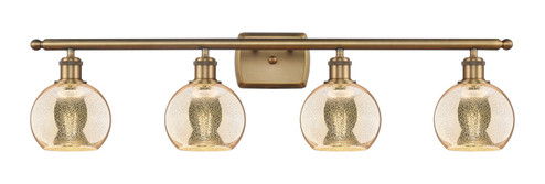 Ballston Four Light Bath Vanity in Brushed Brass (405|5164WBBG1286)