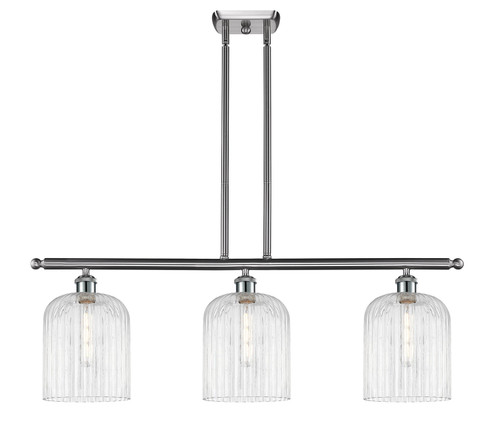 Ballston Three Light Island Pendant in Brushed Satin Nickel (405|5163ISNG5598CL)