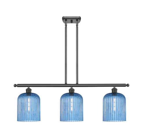 Ballston Three Light Island Pendant in Oil Rubbed Bronze (405|5163IOBG5598BL)