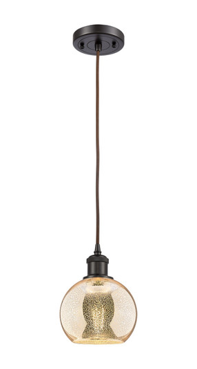 Ballston One Light Mini Pendant in Oil Rubbed Bronze (405|5161POBG1286)