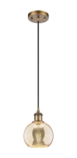 Ballston One Light Mini Pendant in Brushed Brass (405|5161PBBG1286)