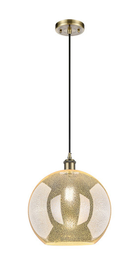 Ballston One Light Mini Pendant in Antique Brass (405|5161PABG12812)