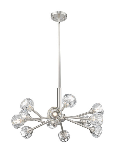 Downtown Urban LED Chandelier in Satin Nickel (405|46512CRSNG465CL)