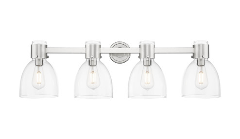 Downtown Urban Four Light Bath Vanity in Satin Nickel (405|4644WSNG464D7CL)