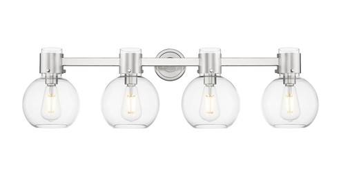 Downtown Urban Four Light Bath Vanity in Polished Nickel (405|4644WPNG464B7CL)