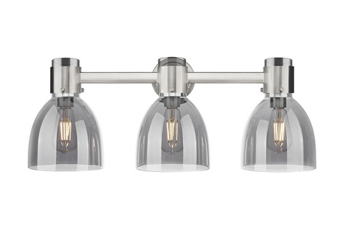 Downtown Urban Three Light Bath Vanity in Satin Nickel (405|4643WSNG464D7SM)