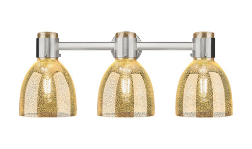 Downtown Urban Three Light Bath Vanity in Satin Nickel (405|4643WSNG464D7ME)