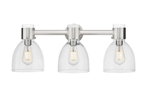 Downtown Urban Three Light Bath Vanity in Satin Nickel (405|4643WSNG464D7CL) Downtown Urban Three Light Bath Vanity in Satin Nickel (405|4643WSNG464D7CL)