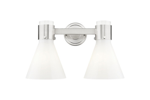 Downtown Urban Two Light Bath Vanity in Satin Nickel (405|4642WSNG464C7GW)