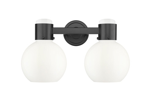 Downtown Urban Two Light Bath Vanity in Matte Black (405|4642WBKG464B7GW)