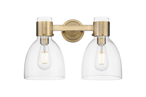 Downtown Urban Two Light Bath Vanity in Brushed Brass (405|4642WBBG464D7CL)