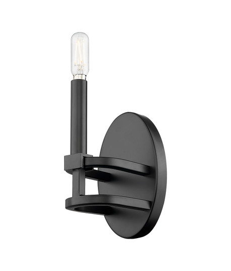 Downtown Urban One Light Wall Sconce in Matte Black (405|4491WBK)