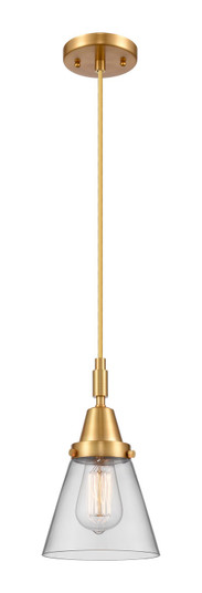 Caden One Light Mini Pendant in Satin Gold (405|4471PSGG62)